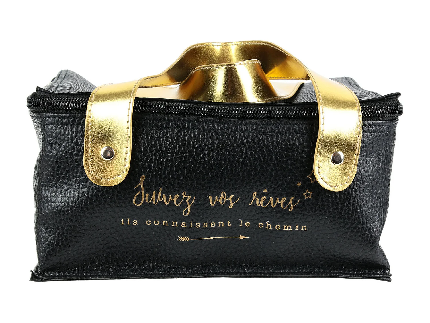 Lunch Bag Noir Lunch Box Pain De Glace Noir, Or