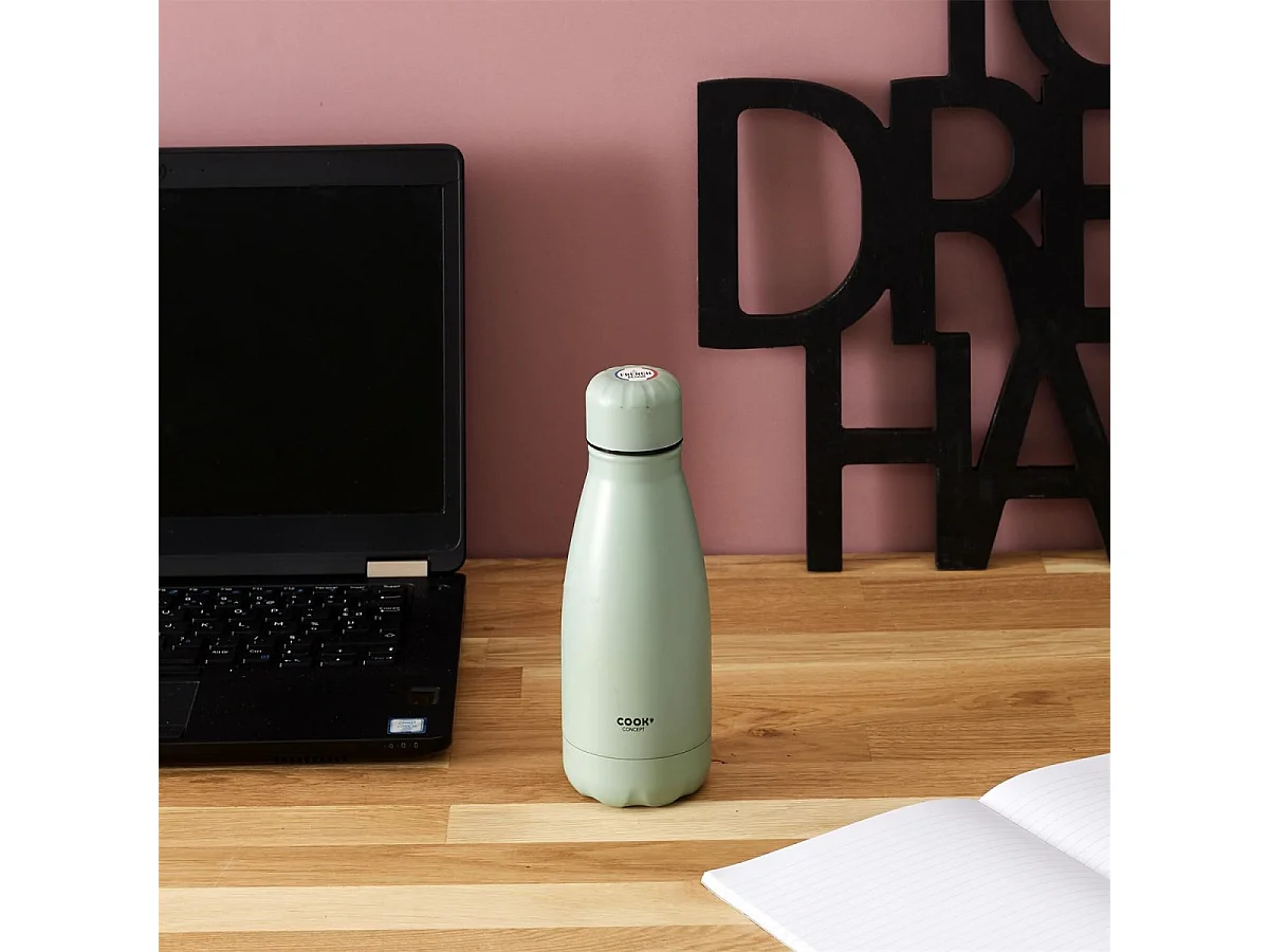 Bouteille Isotherme "Transport" 26cl Bleu