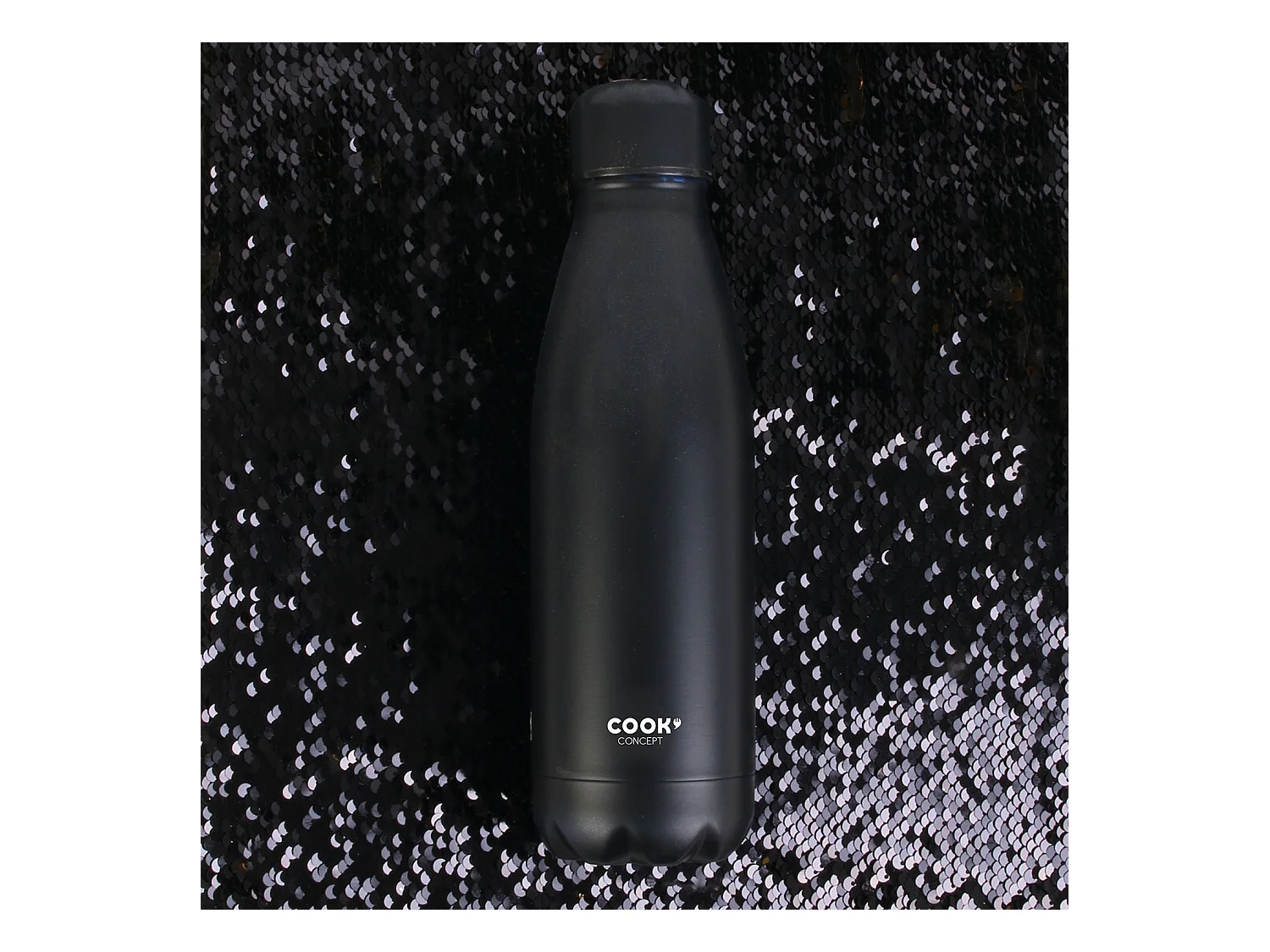 Bouteille De Transport Isotherme Noire 50cl Noir