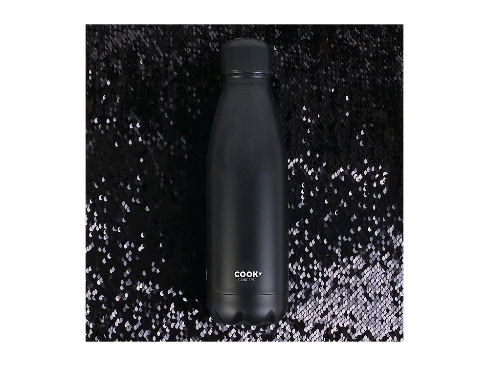 Bouteille De Transport Isotherme Noire 50cl Noir