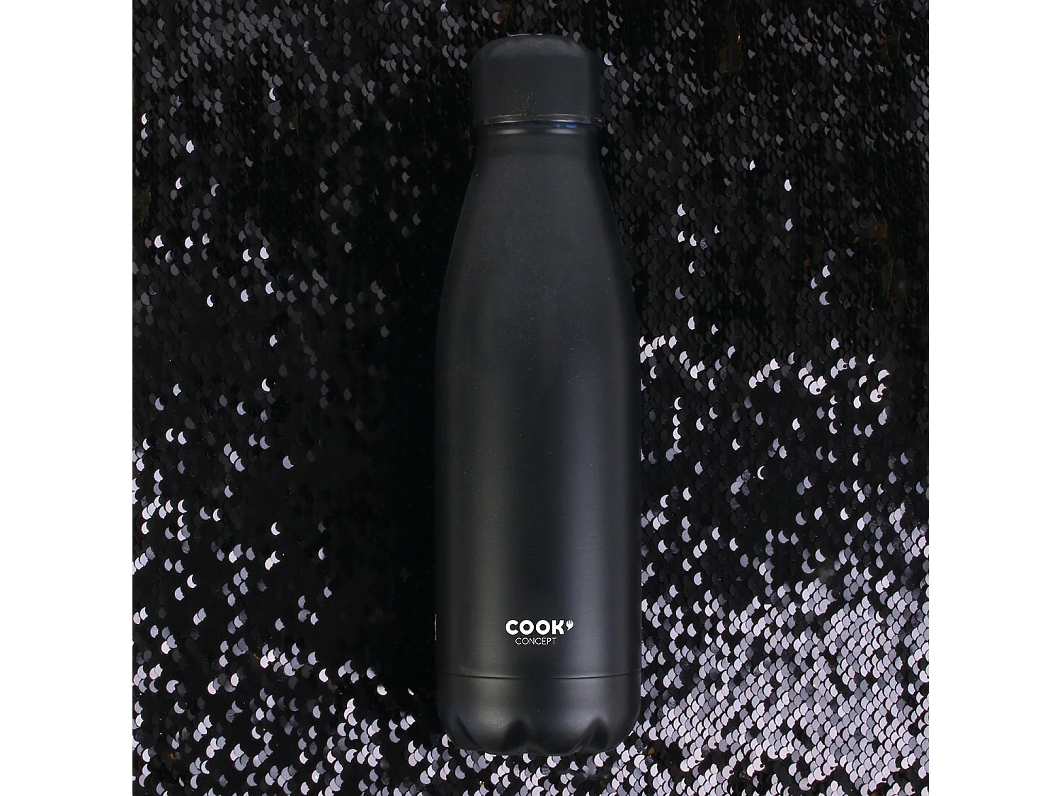 Bouteille De Transport Isotherme Noire 50cl Noir