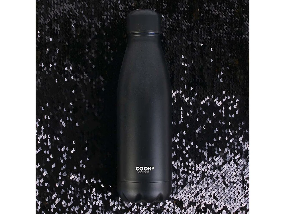 Bouteille De Transport Isotherme Noire 50cl Noir