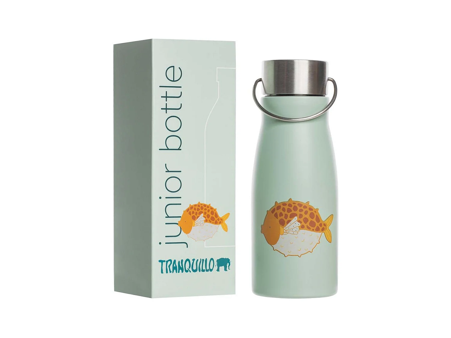 Gourde enfant en acier inoxydable 500ml Poisson