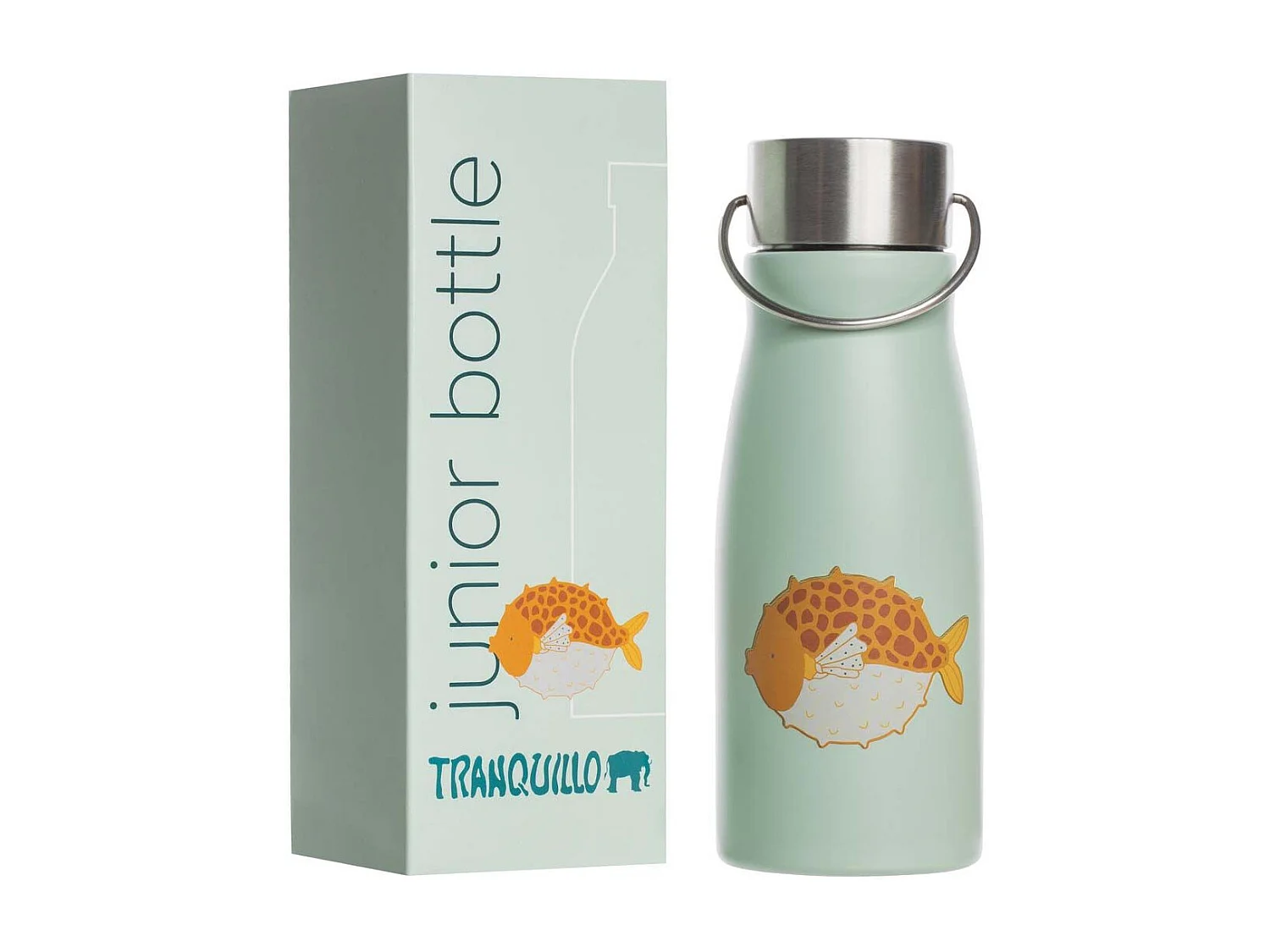 Gourde enfant en acier inoxydable 500ml Poisson