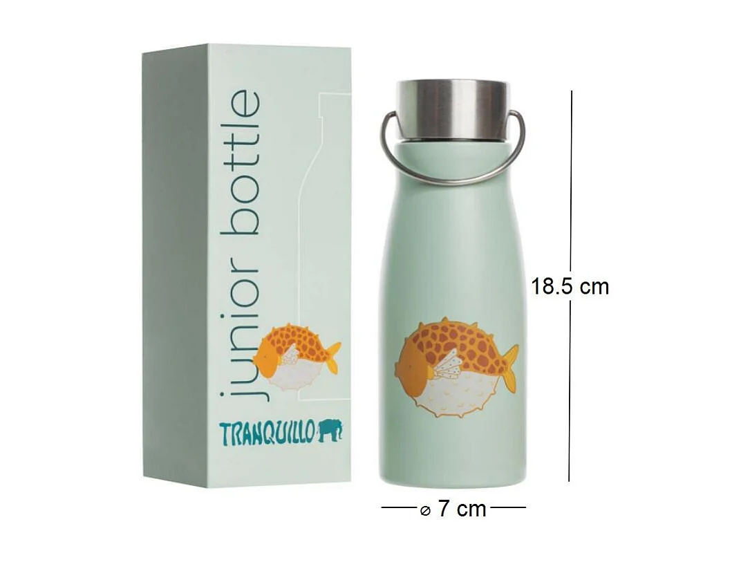 Gourde enfant en acier inoxydable 500ml Poisson