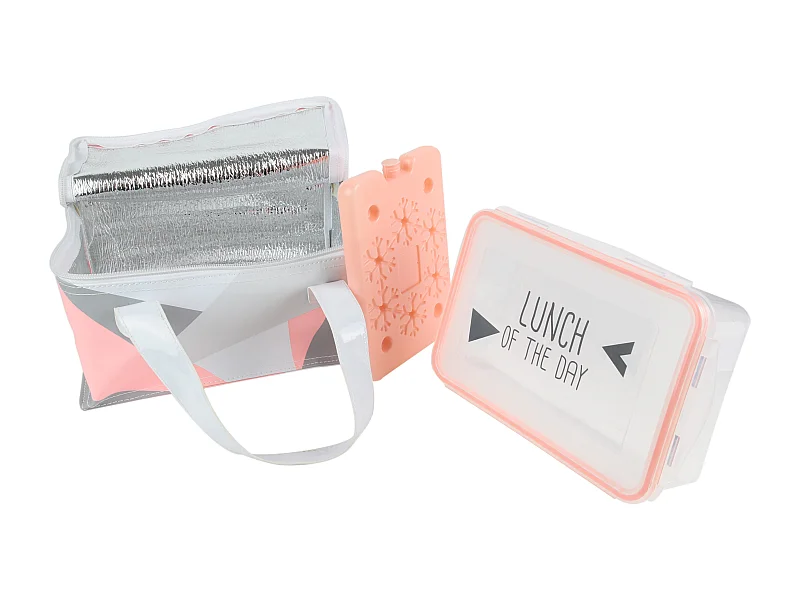 Lunch Bag Scandinave Lunch Box Rose, Bleu