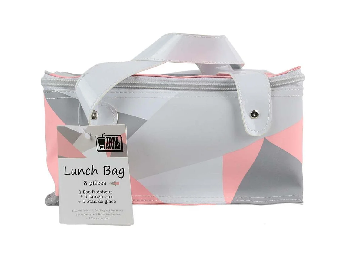 Lunch Bag Scandinave Lunch Box Rose, Bleu