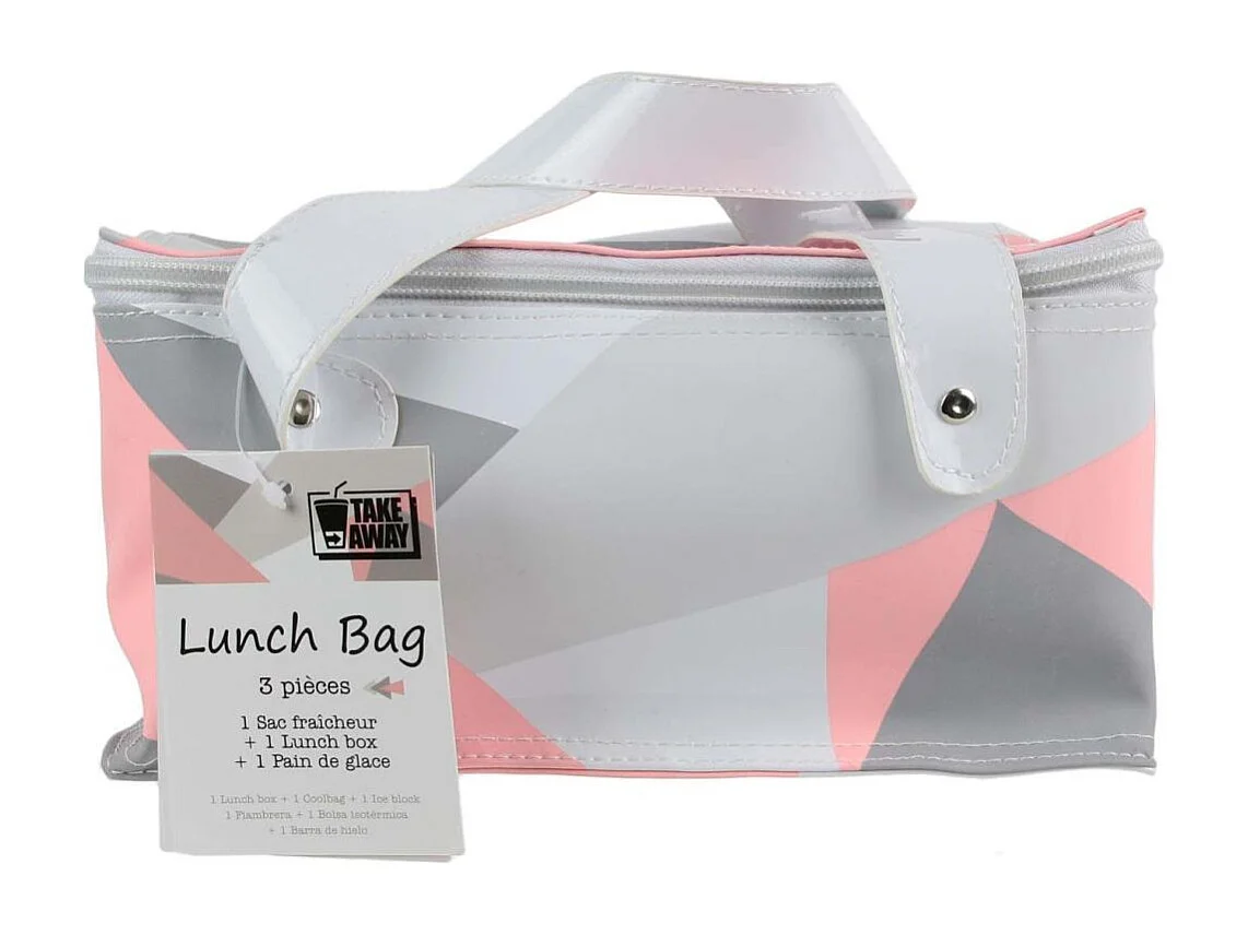 Lunch Bag Scandinave Lunch Box Rose, Bleu