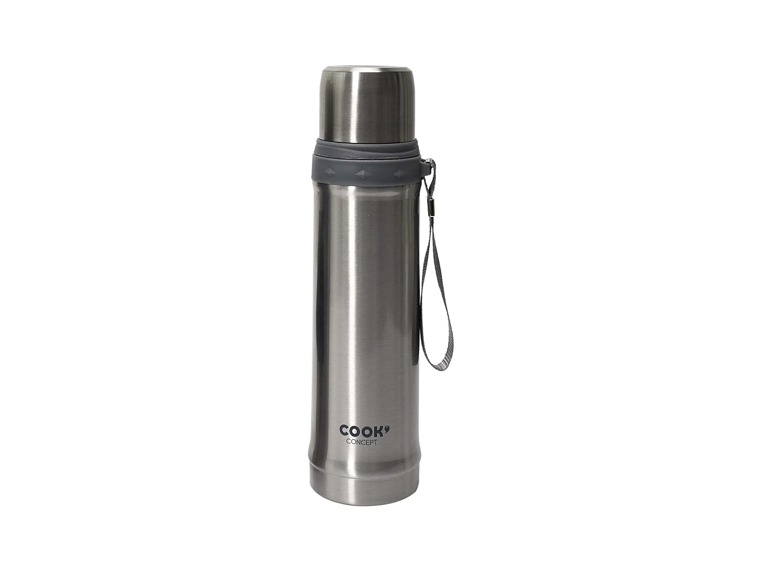 Bouteille de transport isotherme 50 cl Planet Gris
