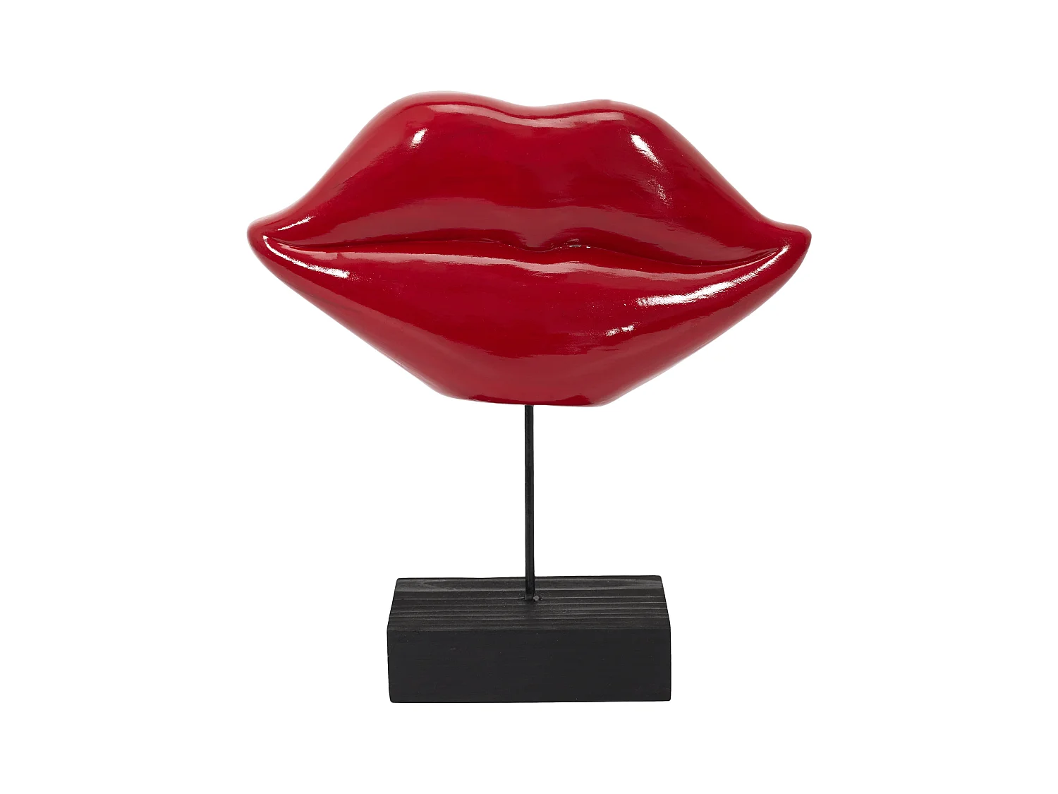 Deco A Poser Bouche Rouge H20cm Rouge
