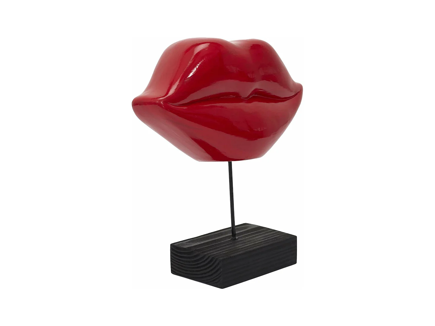 Deco A Poser Bouche Rouge H20cm Rouge