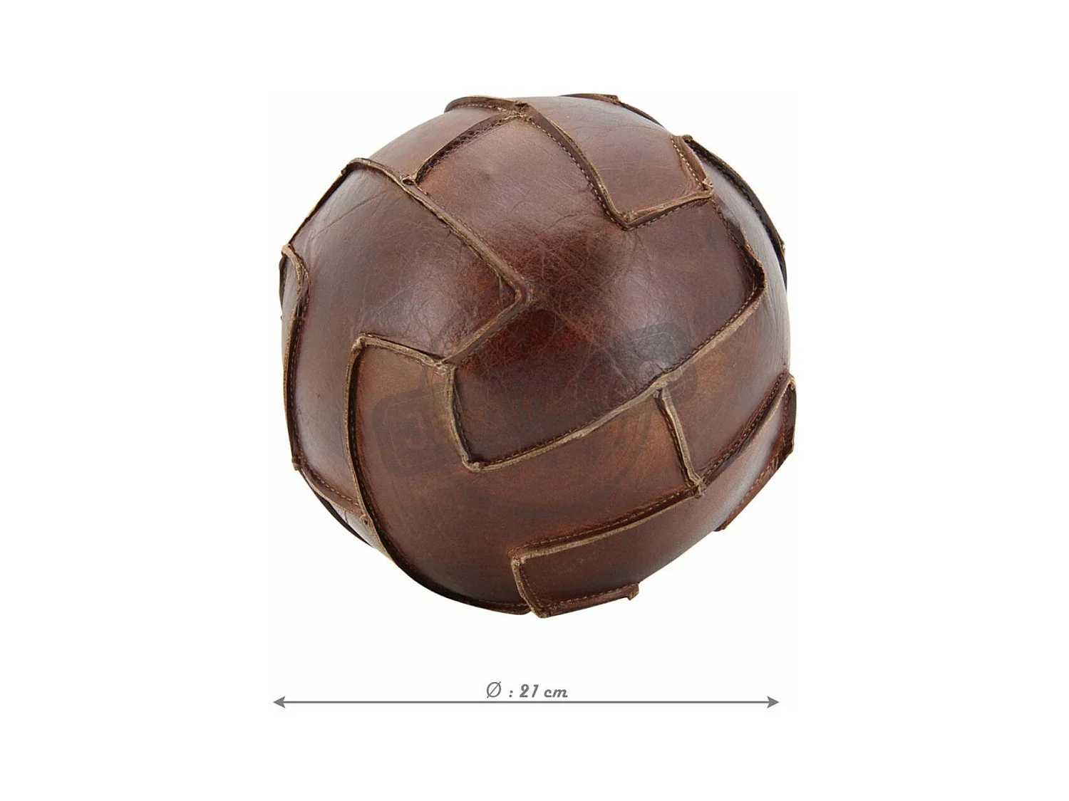 Ballon de décoration en cuir de buffle