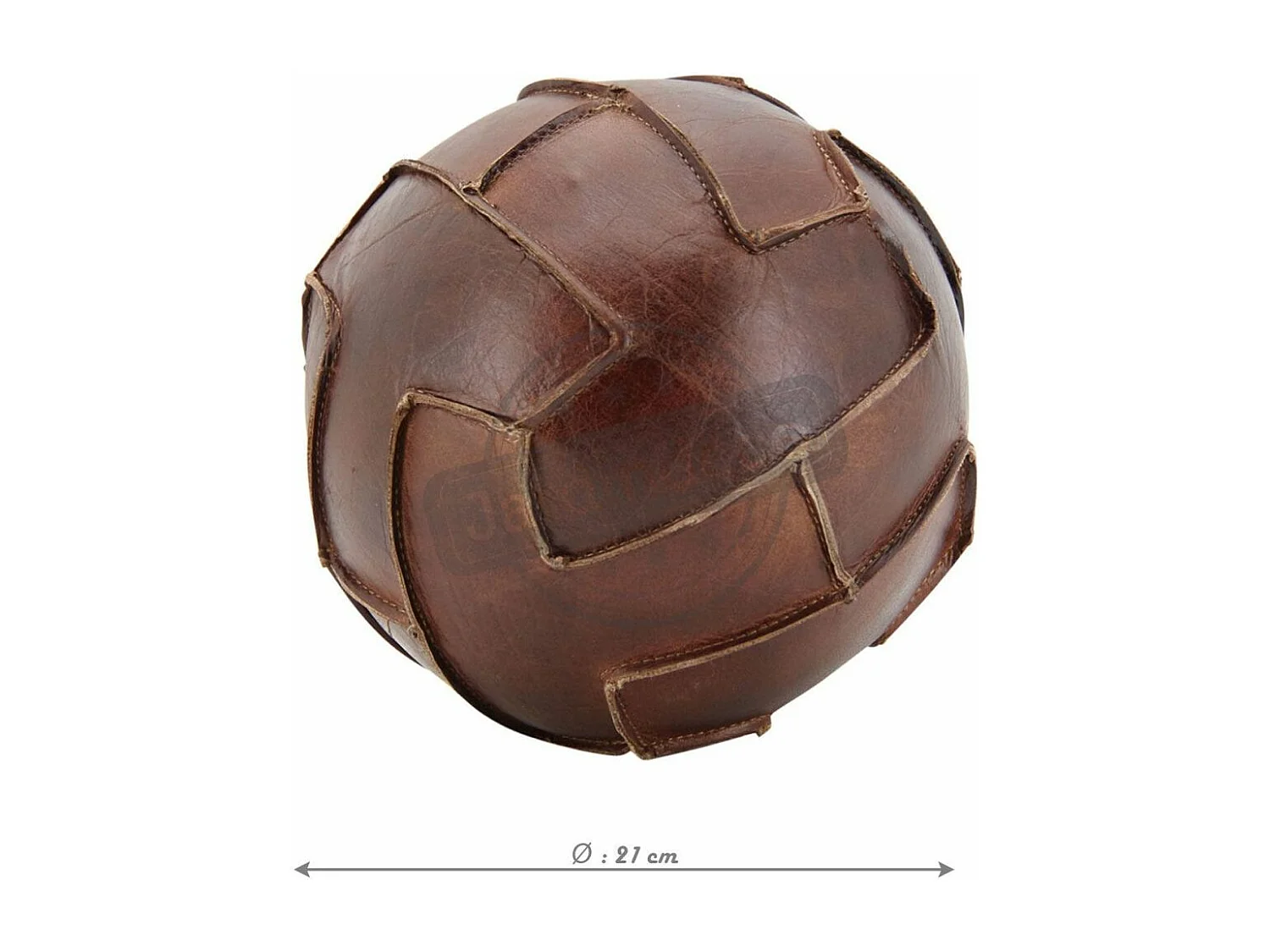 Ballon de décoration en cuir de buffle