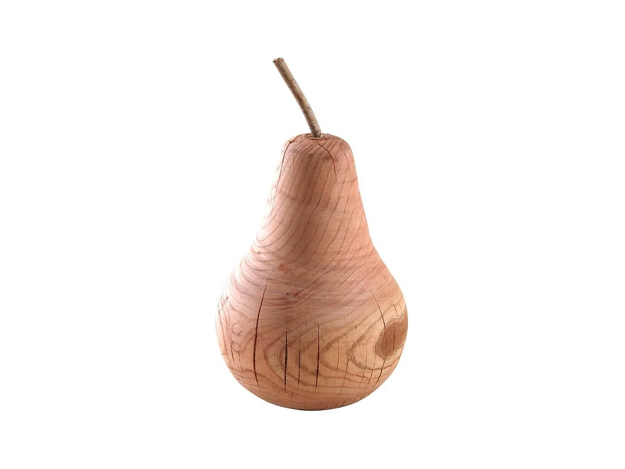 Poire décorative en cèdre rouge massif