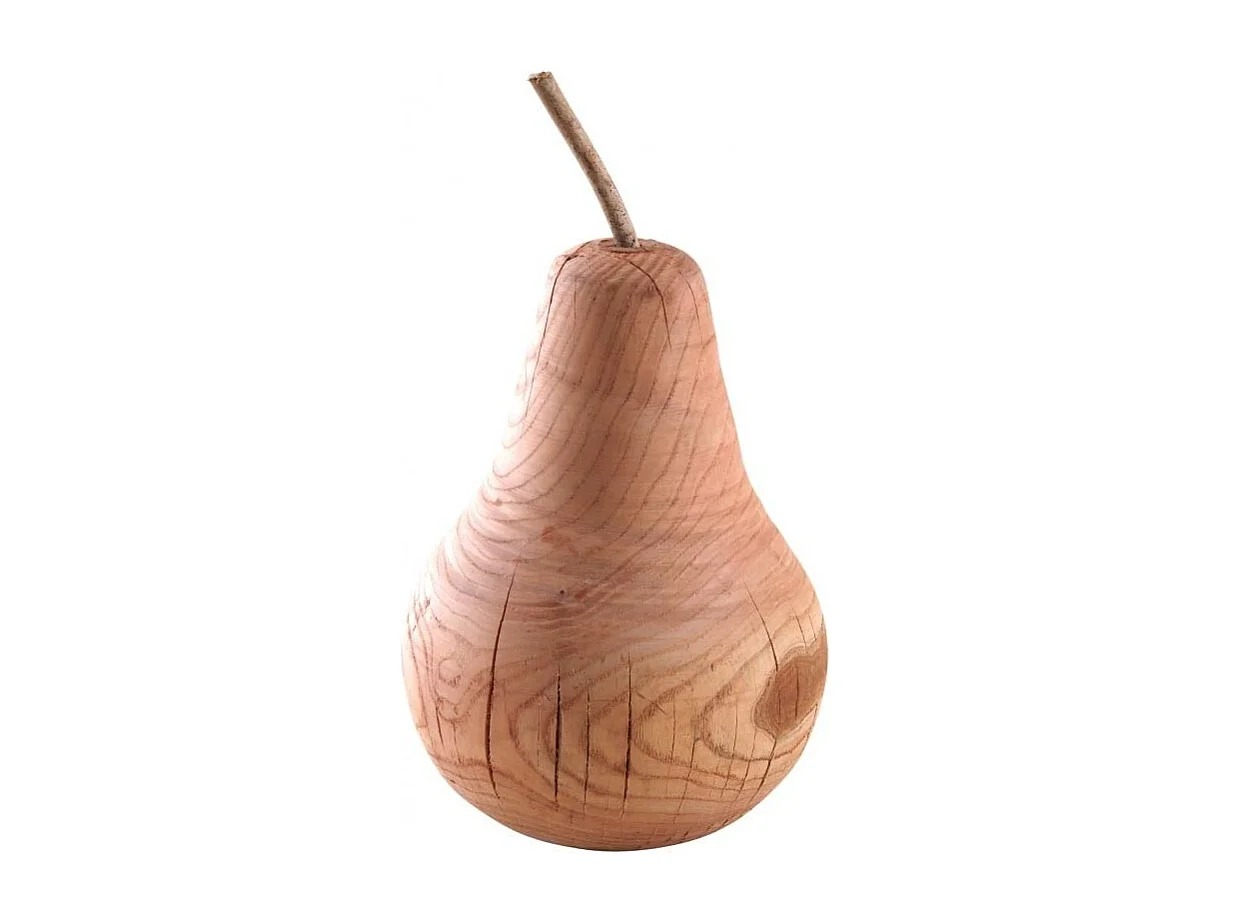 Poire décorative en cèdre rouge massif