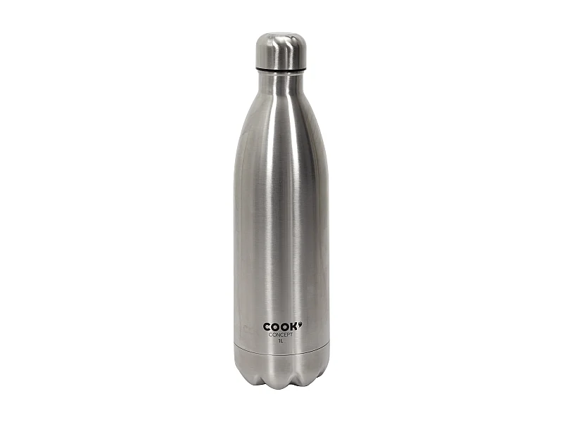 Bouteille De Transport Isotherme Inox 1l Argent
