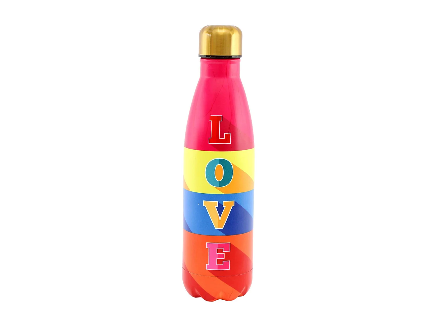 Bouteille isotherme en inox décorée 50 cl Love