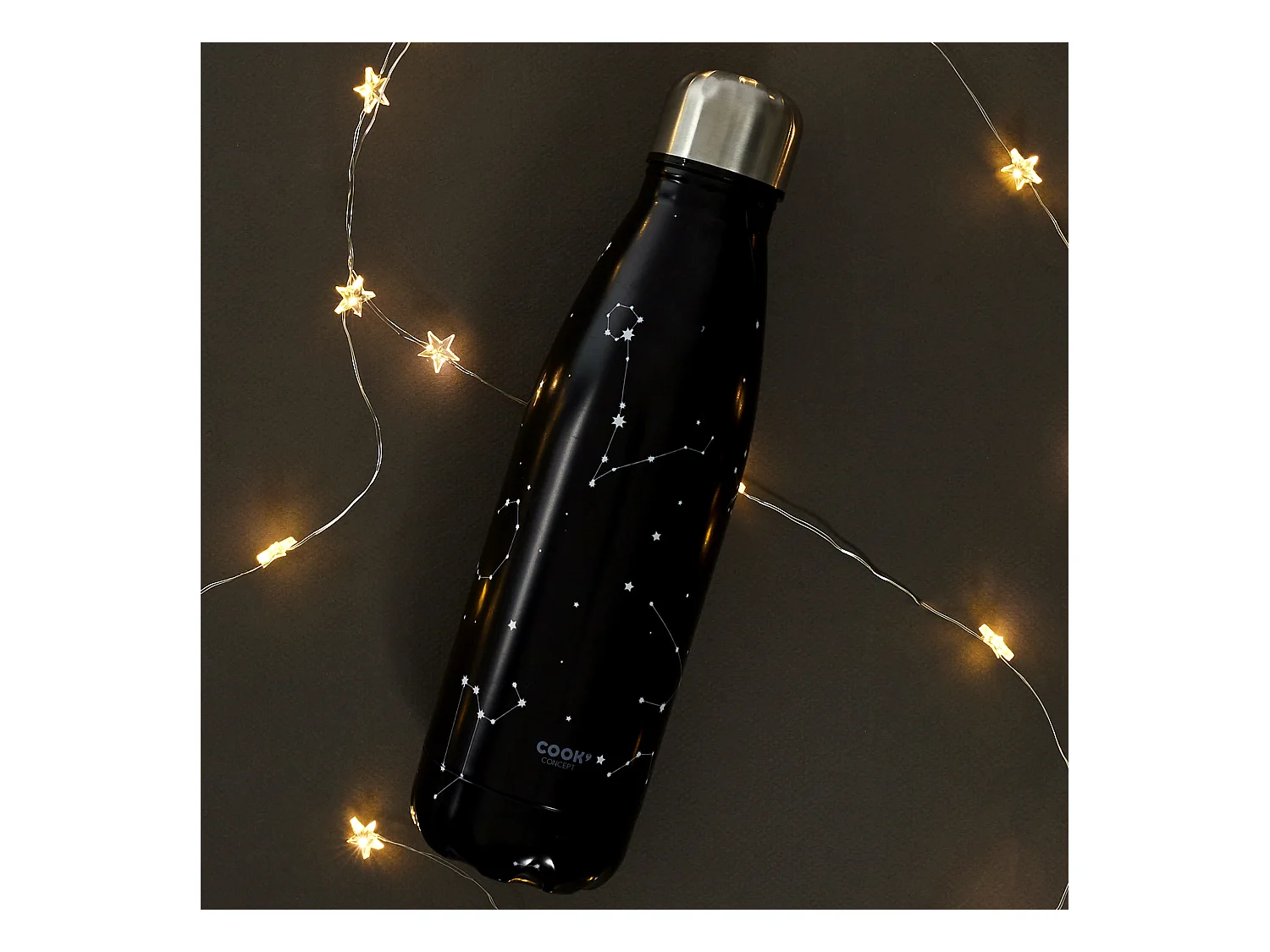 Bouteille Isotherme Constellation 50cl Noir, Blanc