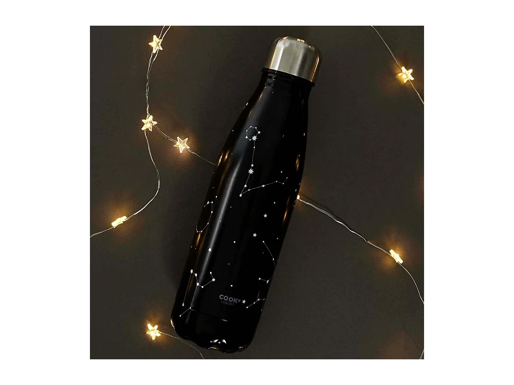 Bouteille Isotherme Constellation 50cl Noir, Blanc