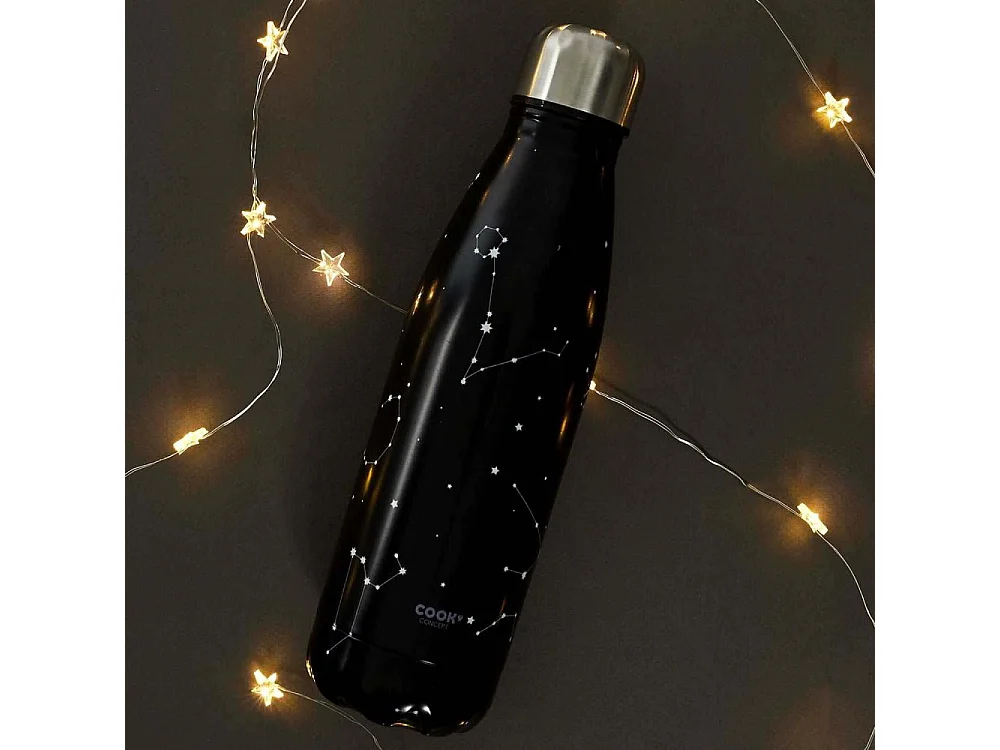 Bouteille Isotherme Constellation 50cl Noir, Blanc