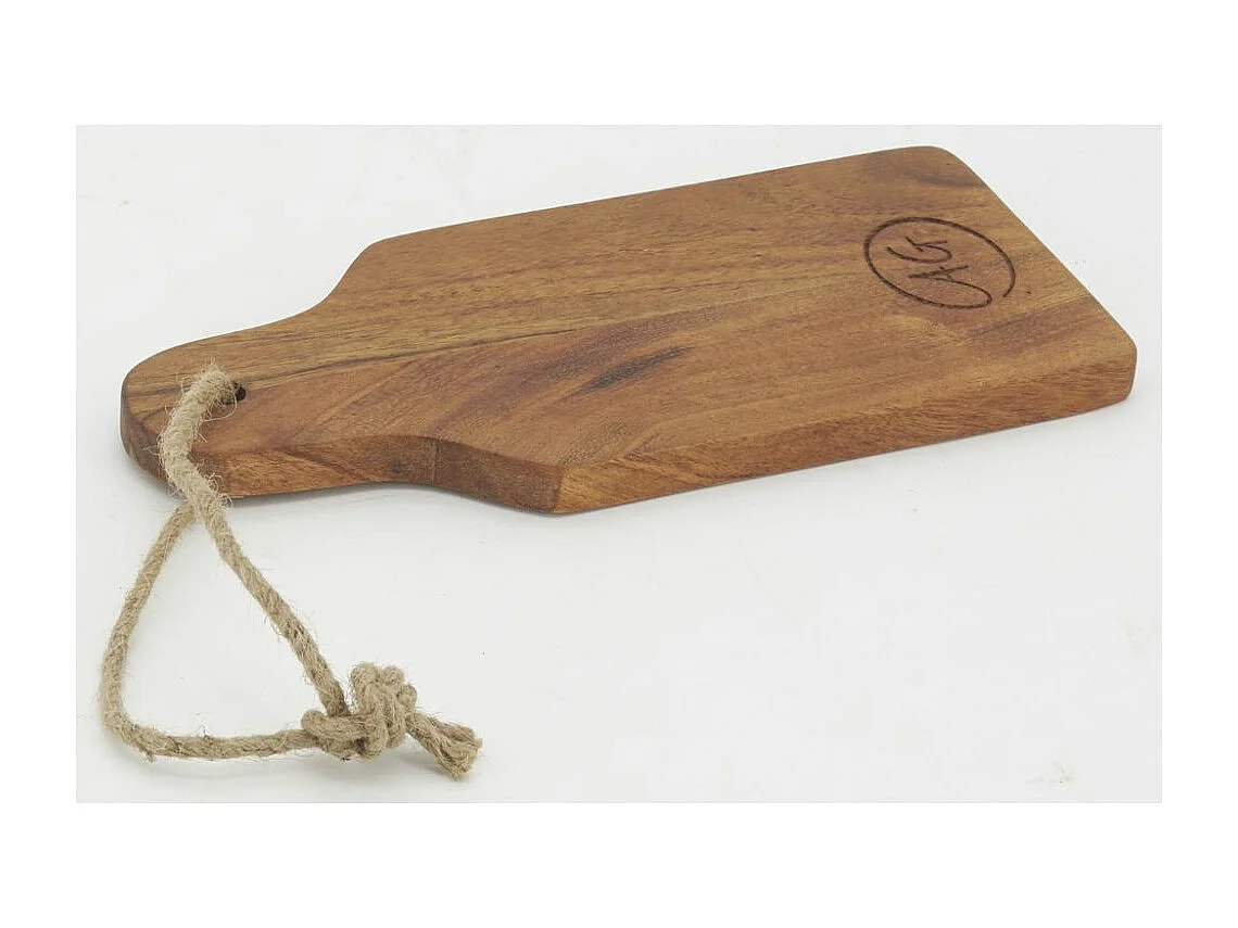 Mini tablas de cortar rectangulares de acacia aceitada (Juego de 6)