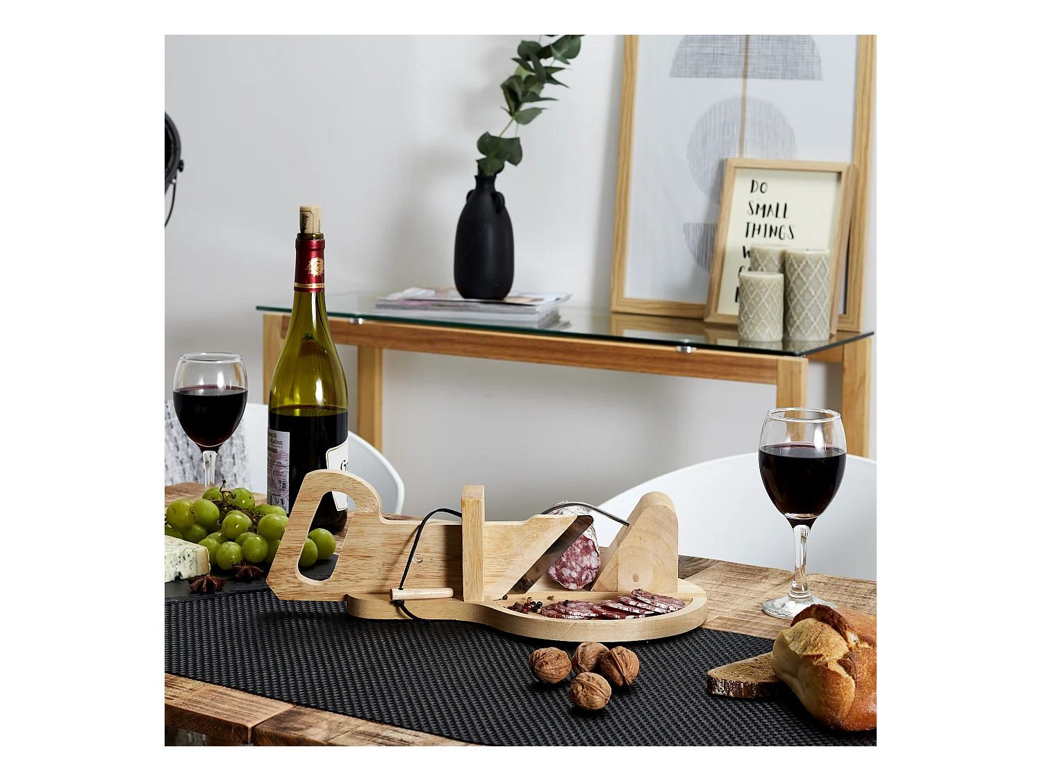 Trancheuse A Charcuterie Ronde Marron