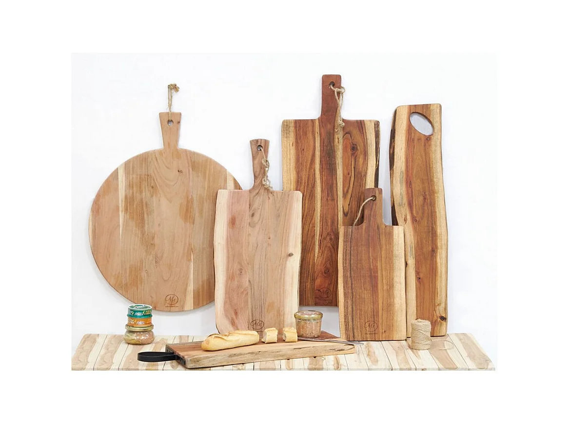 Planche à découper rectangulaire en acacia