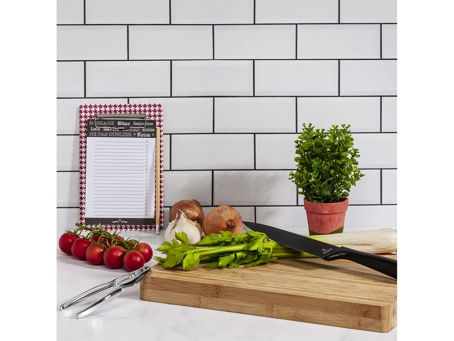 Billot En Bambou 39x28cm Marron