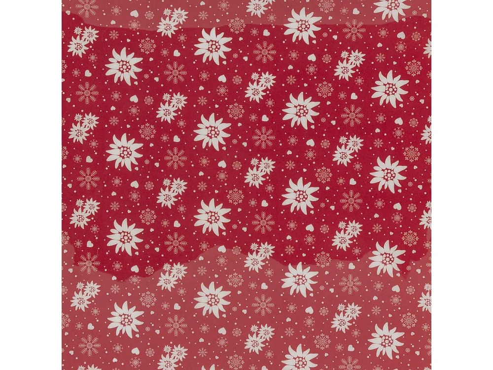 Planche à découper en manguier et résine décor Edelweiss