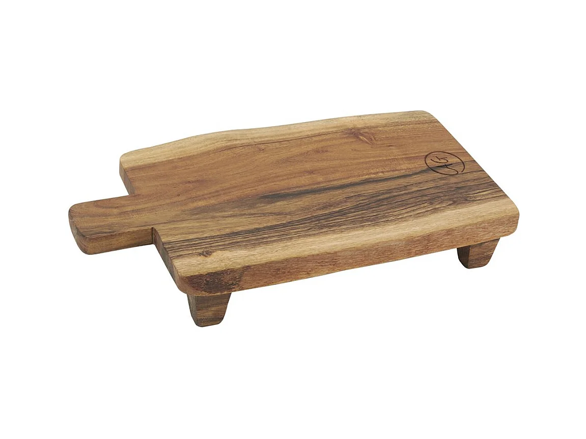 Planche à découper en acacia sur pieds
