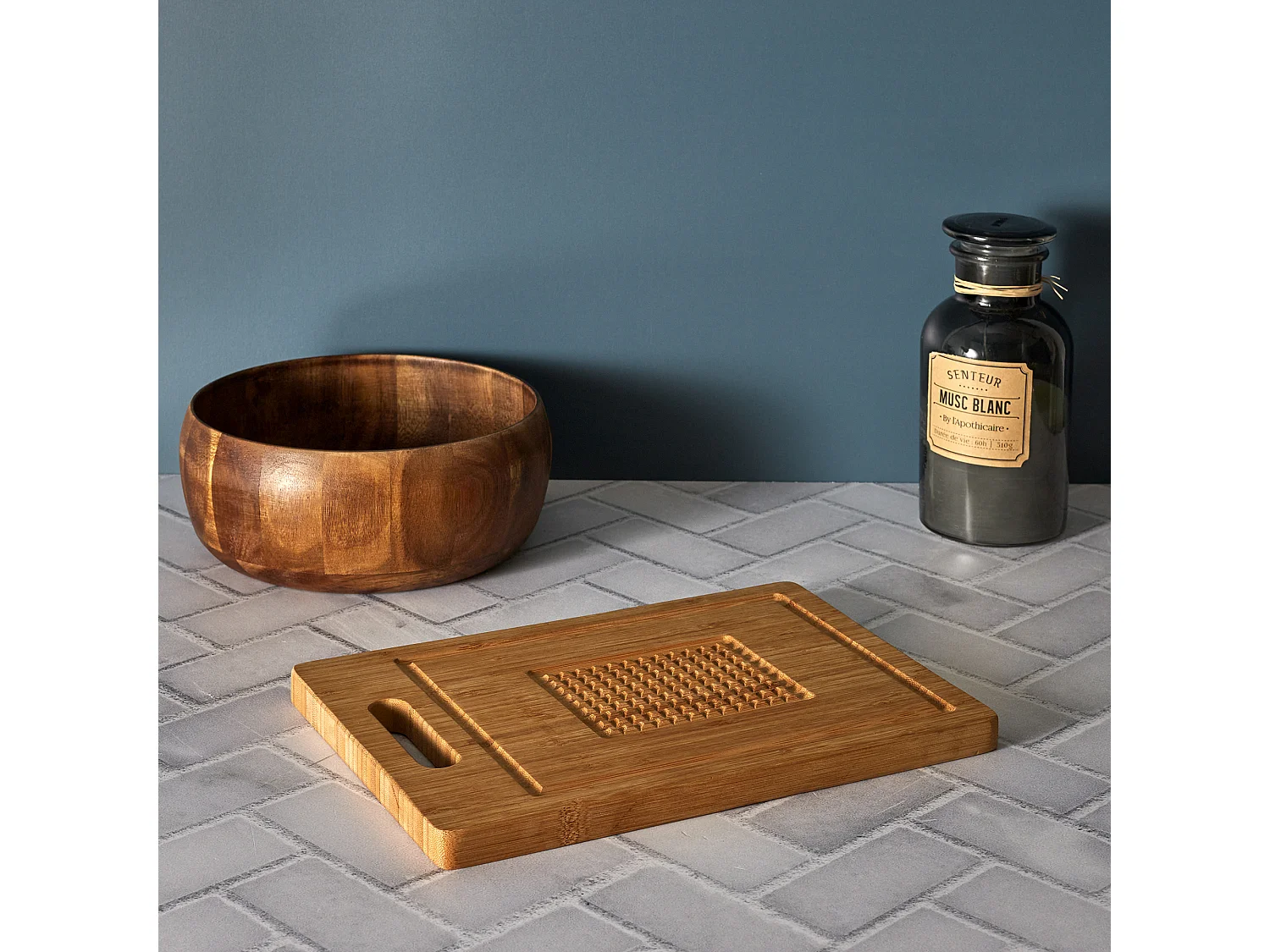 Tabla de cortar con inserto de corte