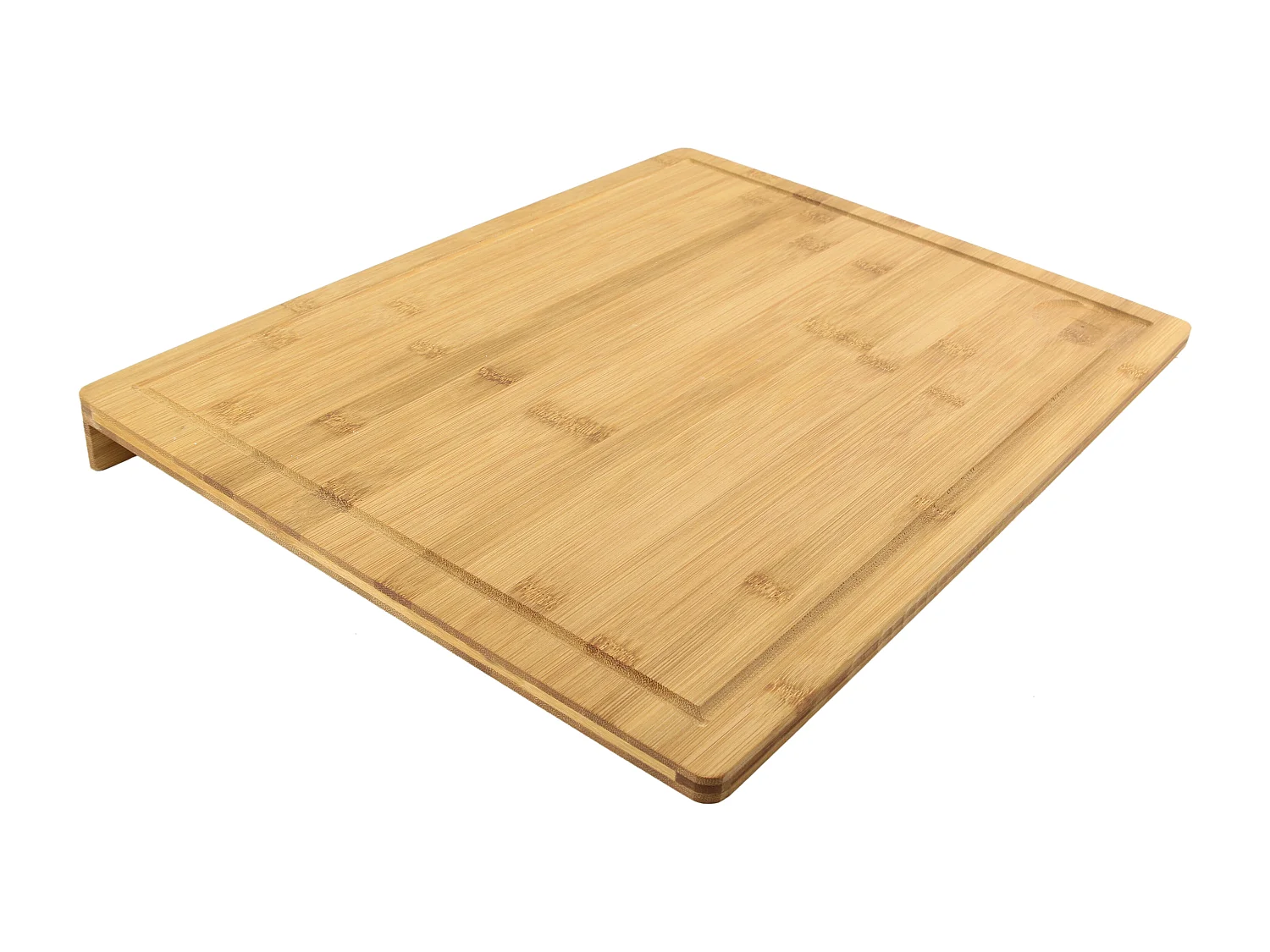 Planche A Decouper Avec Rebord Bambou 33.5x44cm Marron
