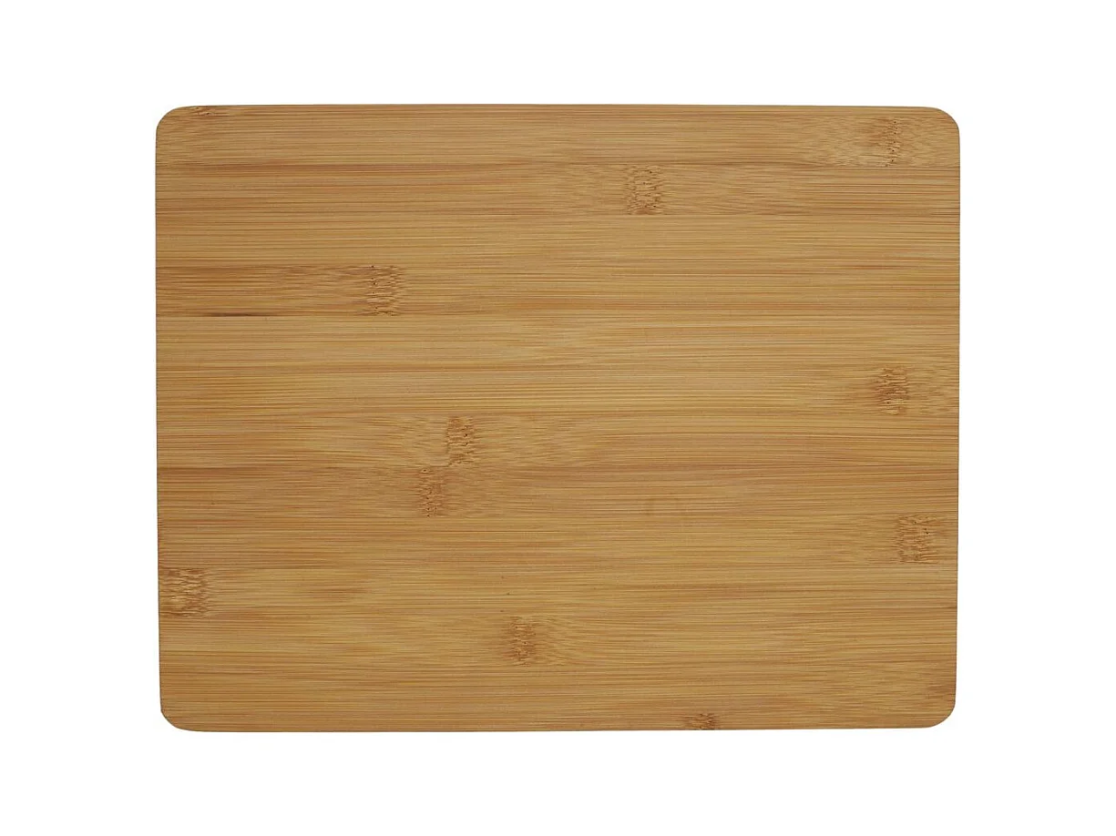 Planche A Decouper Avec 3 Compartiments Marron, Transparent