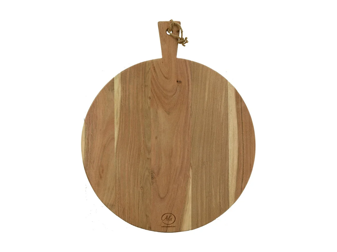 Planche à découper ronde en acacia naturel Rond