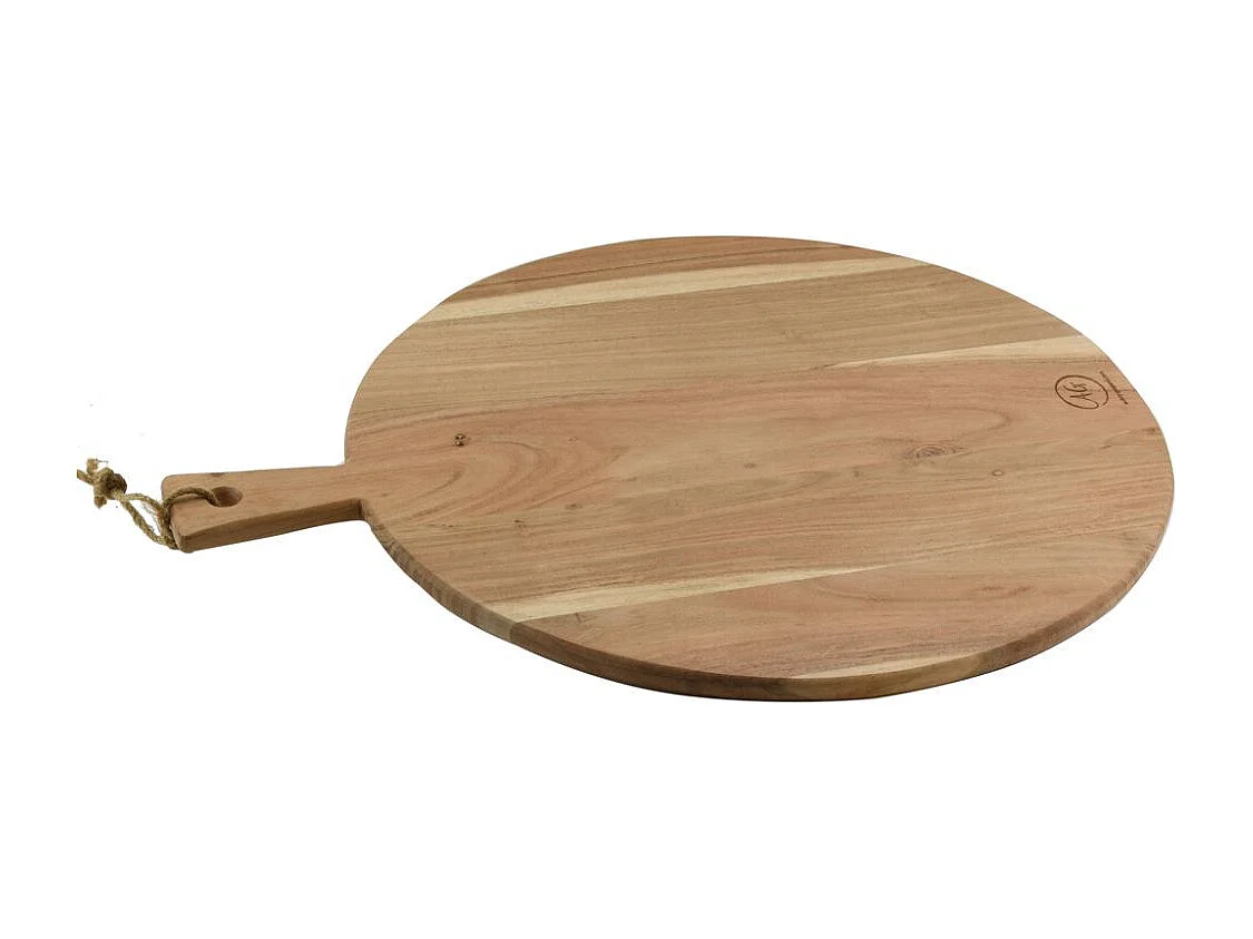 Planche à découper ronde en acacia naturel Rond