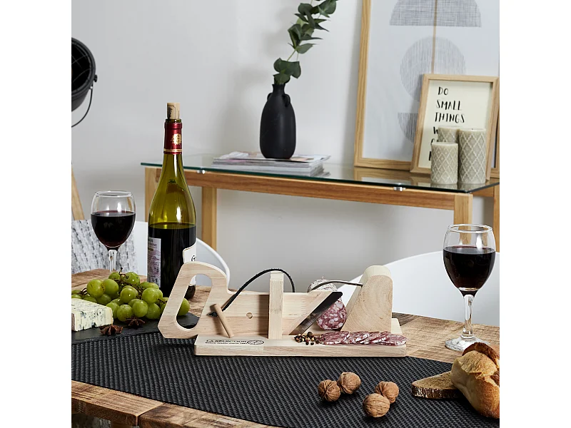 Wurstschneidebrett aus Holz