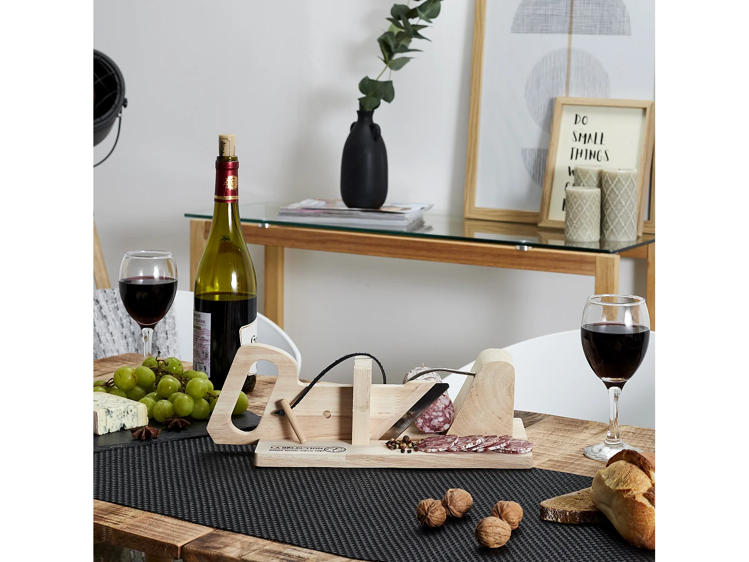 Trancheuse A Charcuterie Marron