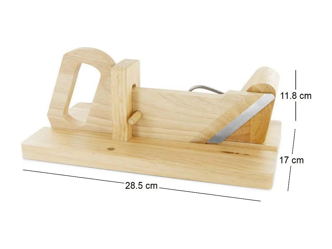 Affettatrice per salsicce in legno