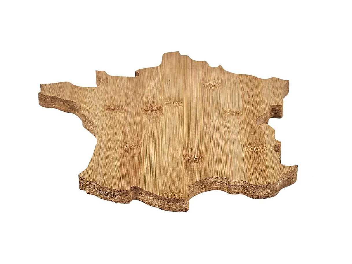 Planche Fromage Bois Forme France2 Marron