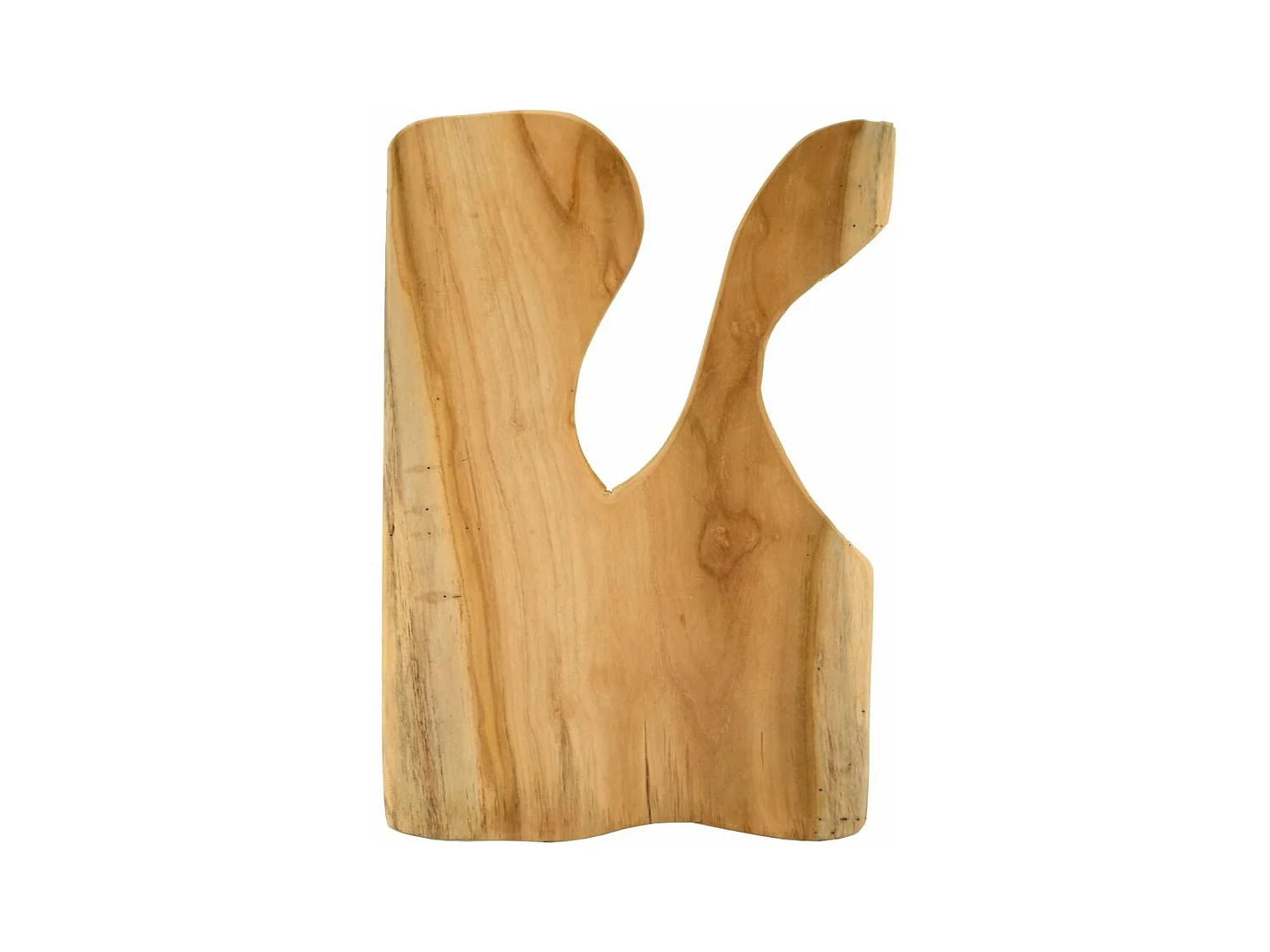 Planche à découper design en teck naturel