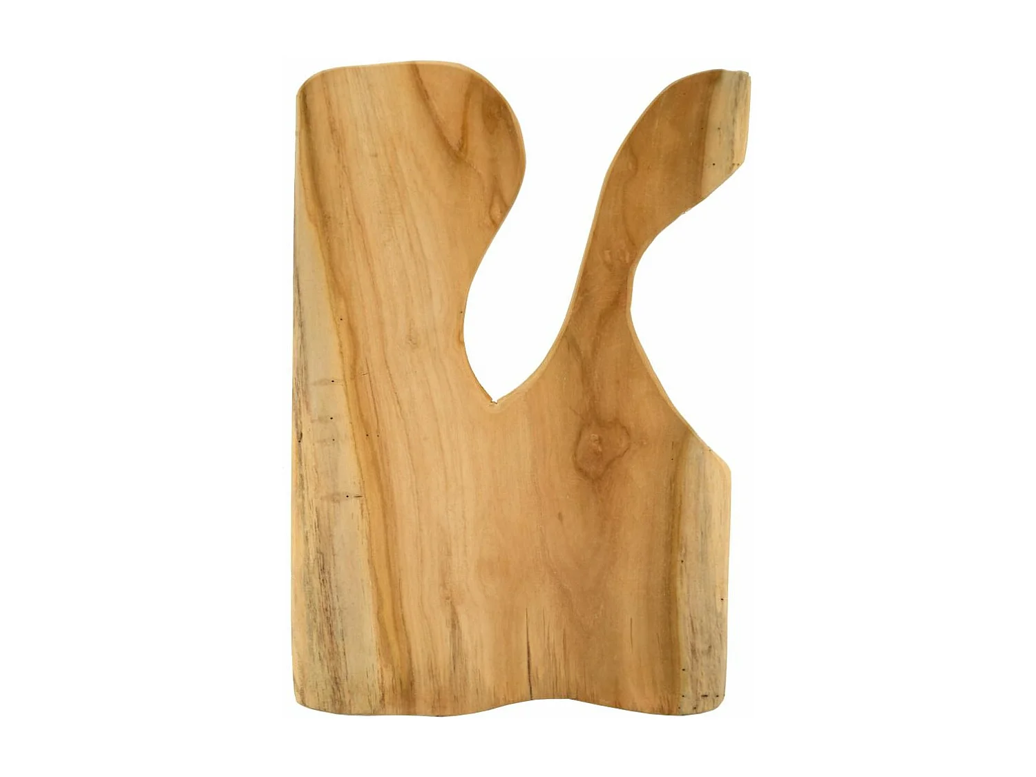 Planche à découper design en teck naturel