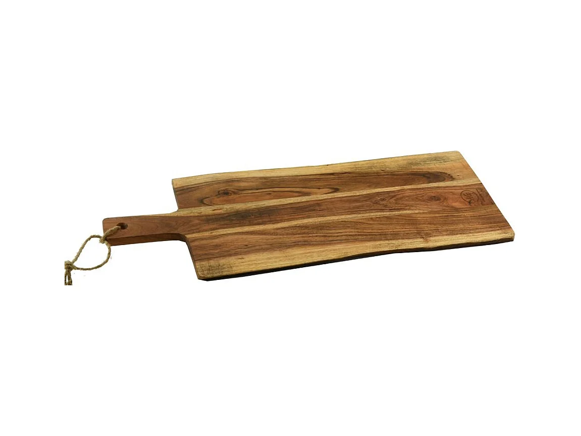 Planche à découper en acacia et jute