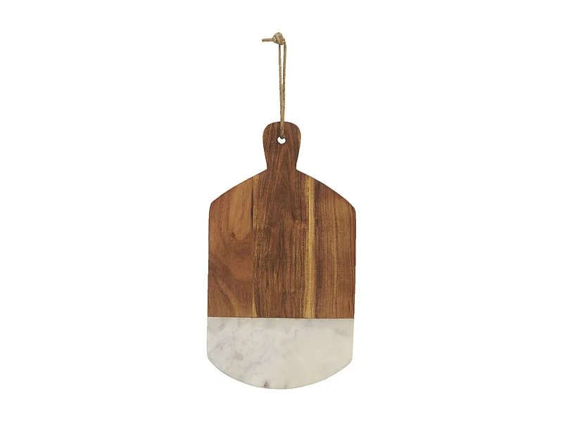 Planche à découper acacia et marbre