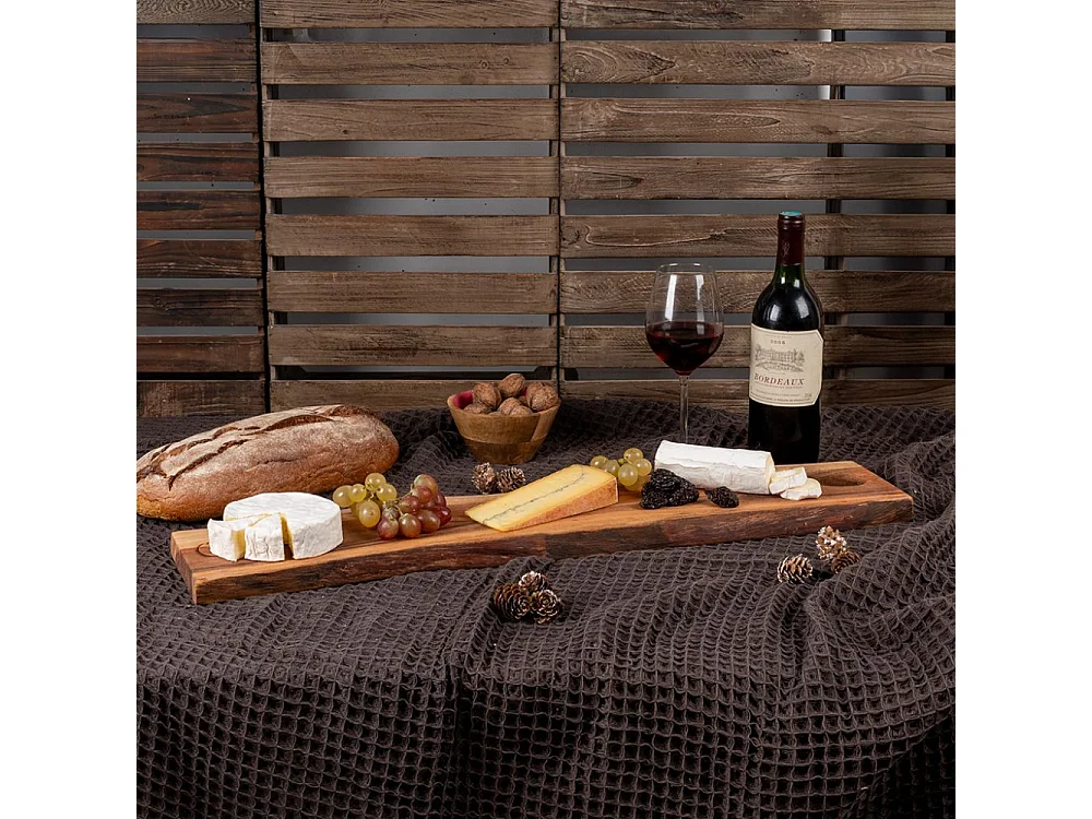 Planche à découper longue en acacia