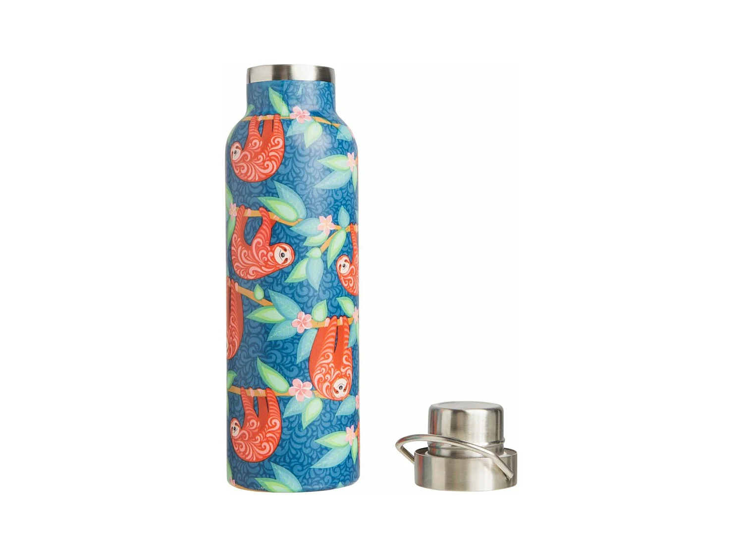 Thermos inox coloré paresseux 600 ml