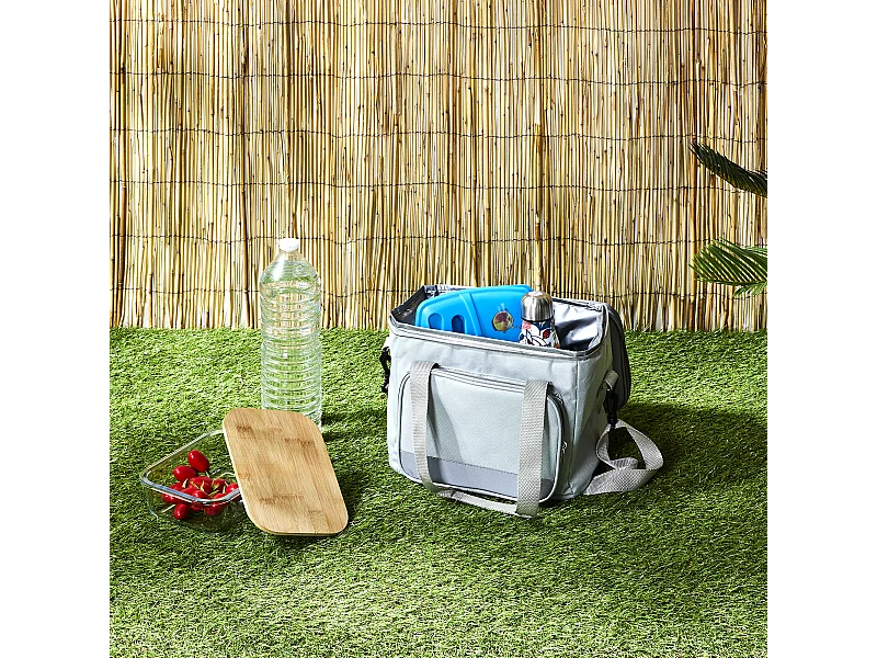 Sac Fraicheur Avec Pochette Frontale Gris Gris