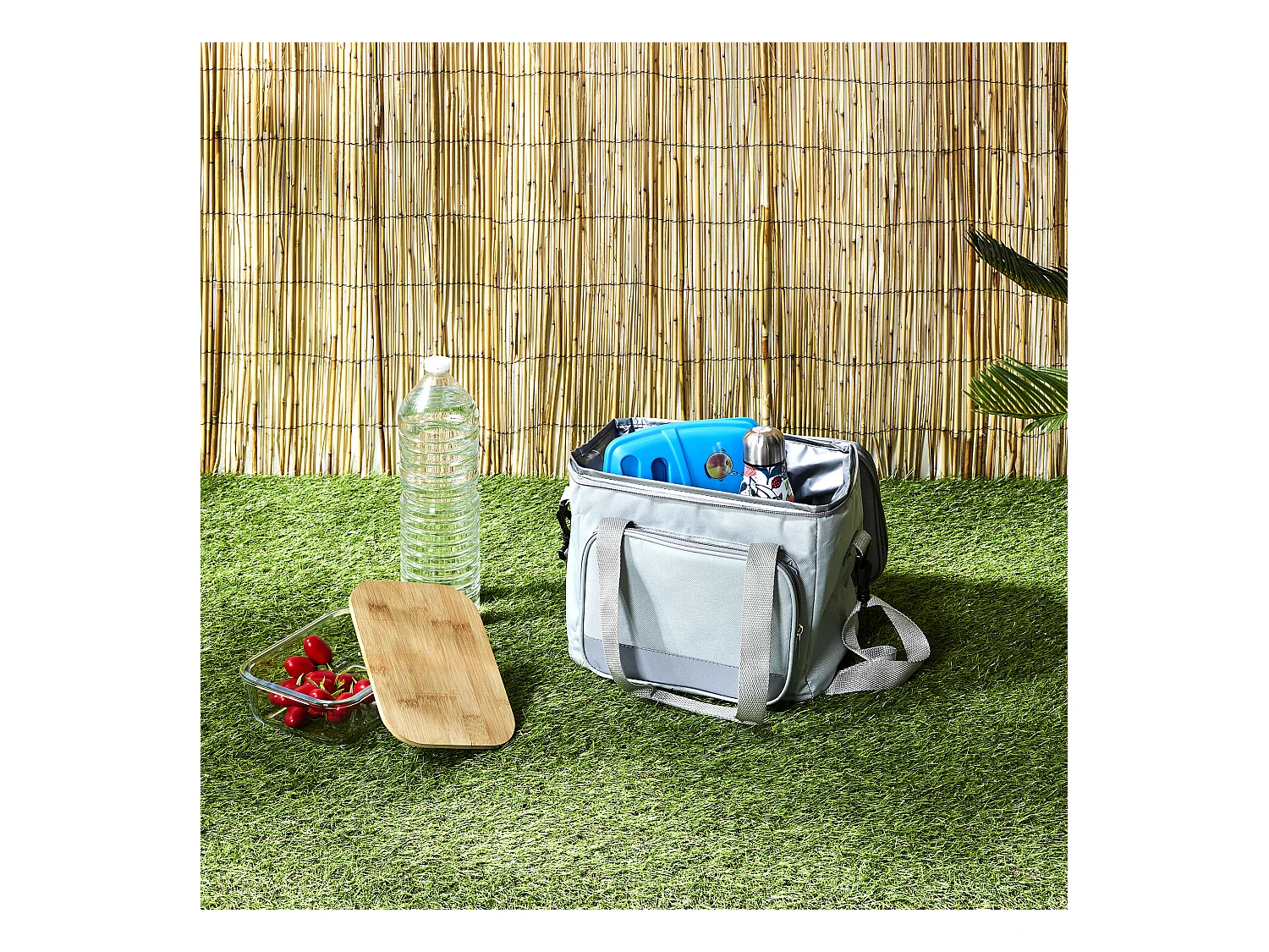 Sac Fraicheur Avec Pochette Frontale Gris Gris