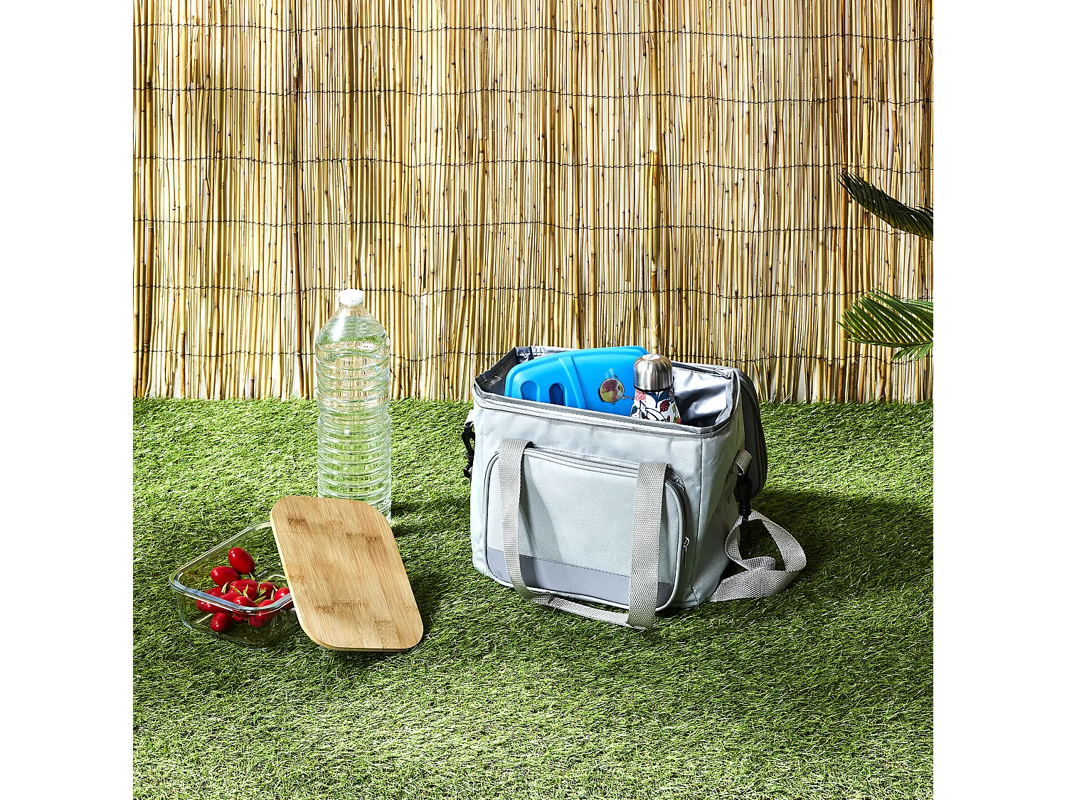 Sac Fraicheur Avec Pochette Frontale Gris Gris