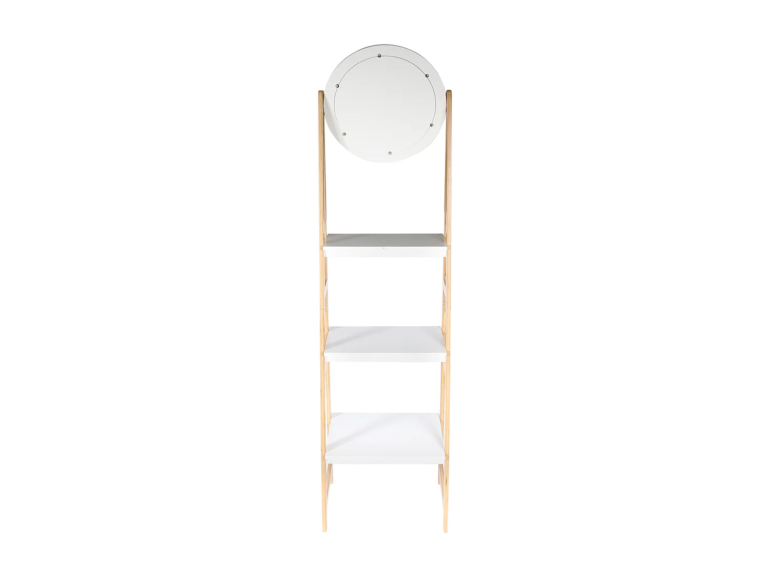 Etagere Avec Miroir Copenhague Blanc