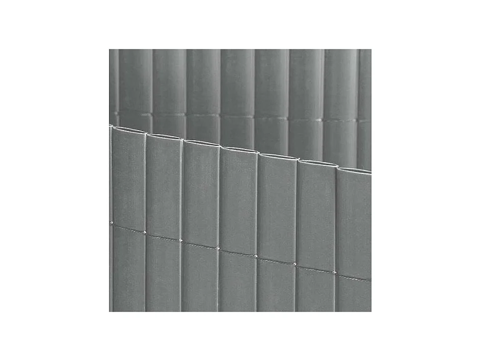 Canisse en PVC gris perle double face qualité + 1.80 x 2.5 m